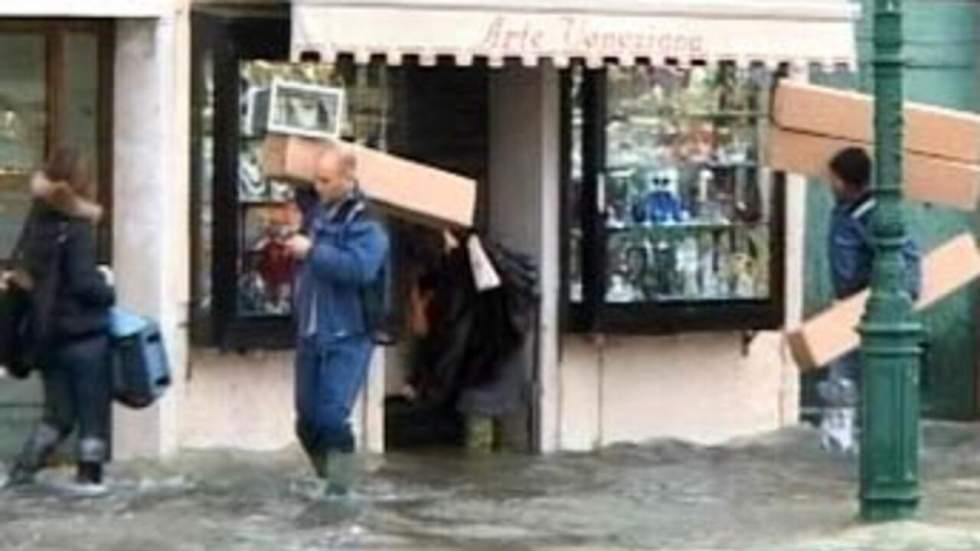 Venise submergée par les intempéries