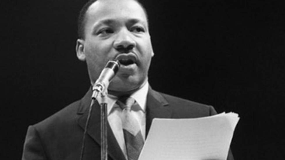 Le manuscrit d'un discours de Luther King mis aux enchères