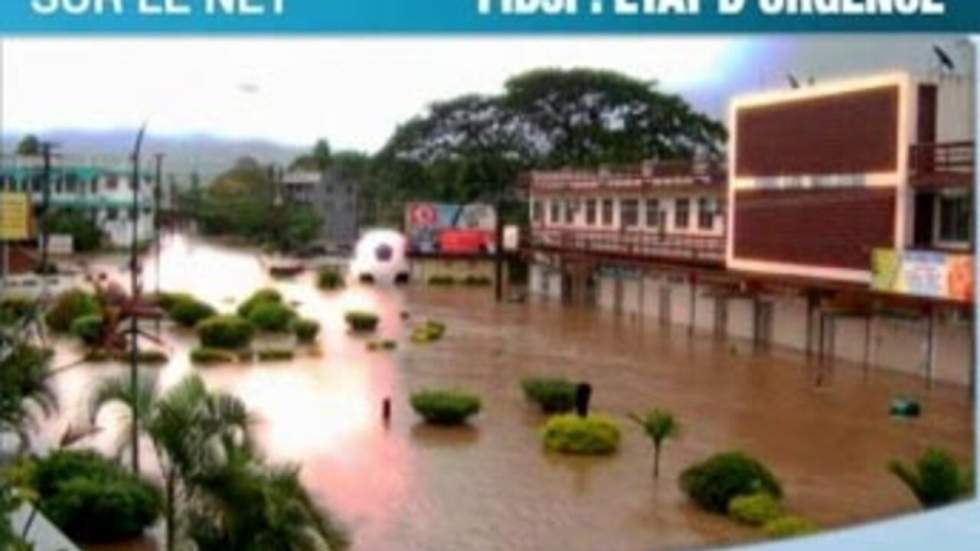 La Toile se fait l'écho des inondations aux Fidji