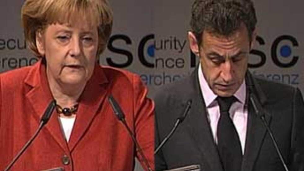 Merkel et Sarkozy préparent une "initiative commune"