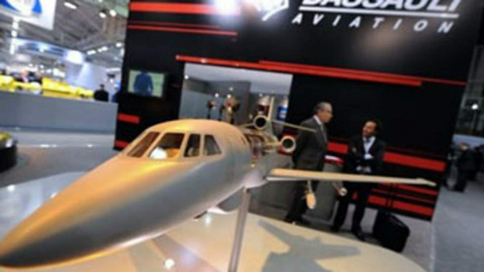 Les commandes du Dassault Falcon en chute libre