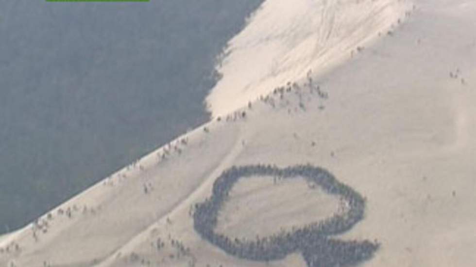 Un arbre humain sur la dune du Pilat