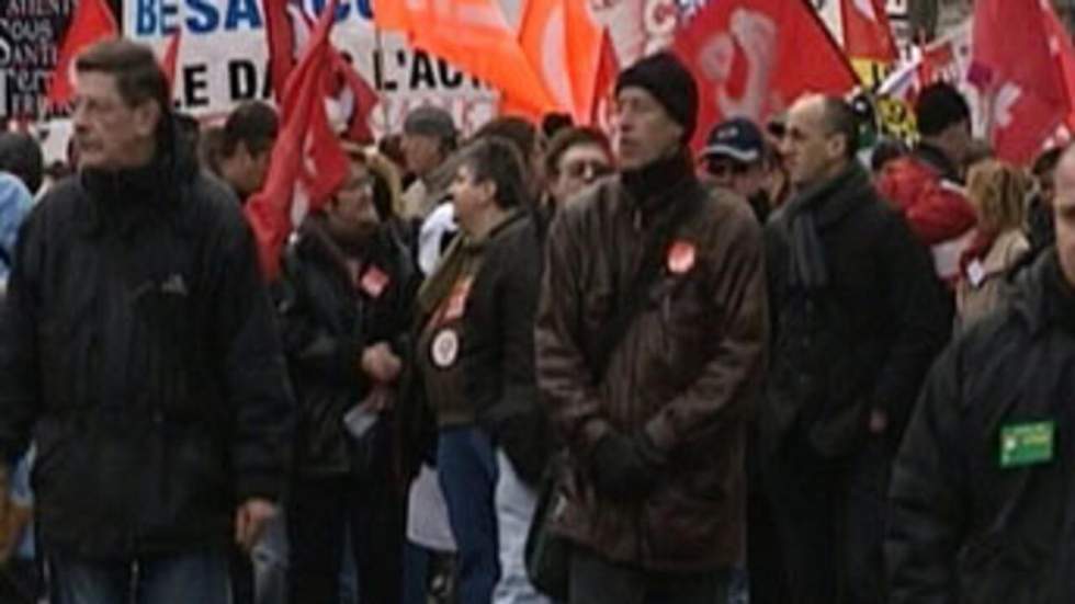 Les universitaires et les personnels hospitaliers dans la rue