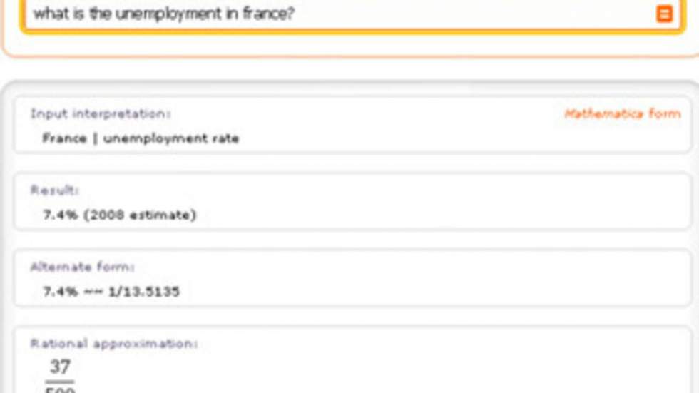 "Wolfram Alpha", le moteur de recherche qui vous comprend