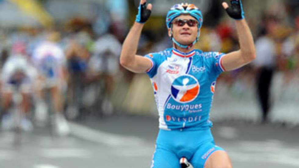 Thomas Voeckler signe la première victoire d'étape tricolore Thomas Voeckler signe la première victoire d'étape tricolore