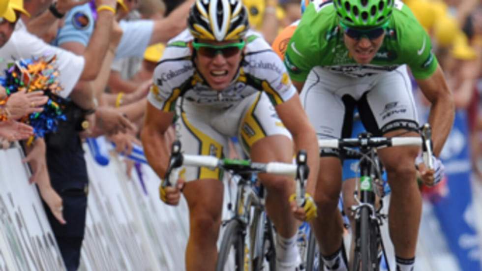 Le Britannique Mark Cavendish enlève la dixième étape au sprint Le Britannique Mark Cavendish enlève la dixième étape au sprint