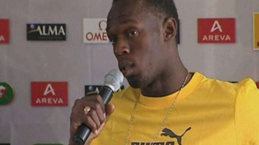 Usain Bolt au centre de tous les regards à la réunion de Paris