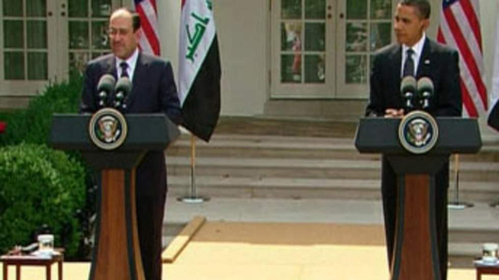 À la Maison Blanche, Obama et Maliki prônent l'unité de l'Irak