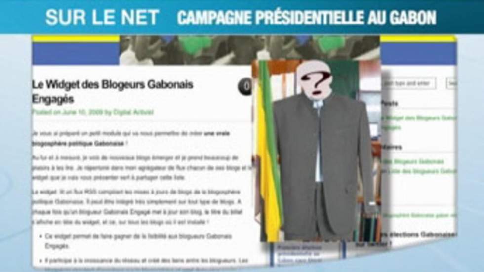 La campagne présidentielle gabonaise s'invite sur la Toile