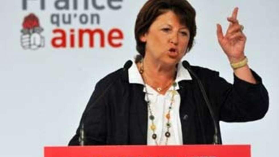 Le grand oral de Martine Aubry clôt l'université d'été du PS Le grand oral de Martine Aubry clôt l'université d'été du PS