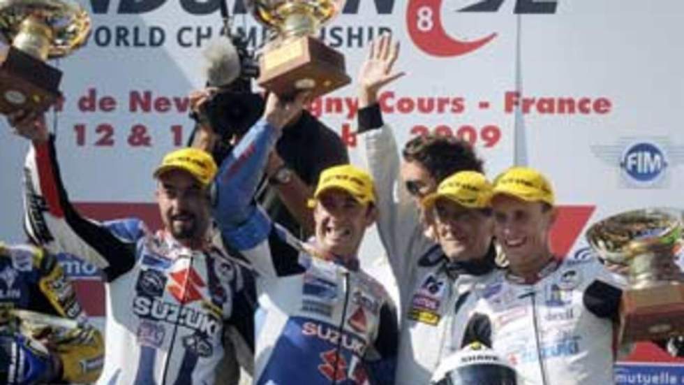 La victoire pour Suzuki, le titre mondial pour Yamaha