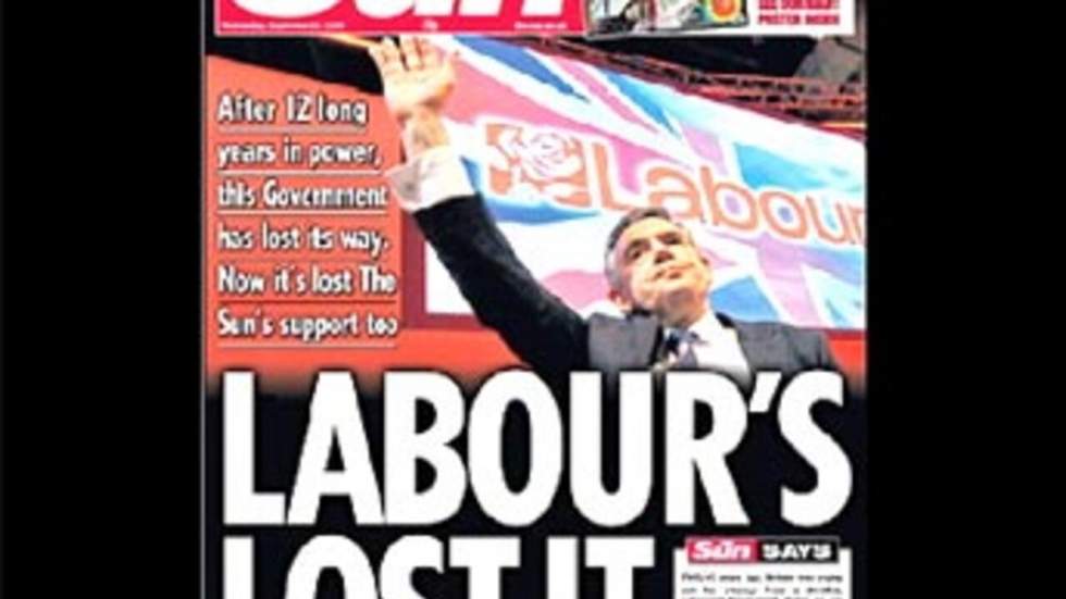 Le Labour perd le soutien de l'influent tabloïd "The Sun"