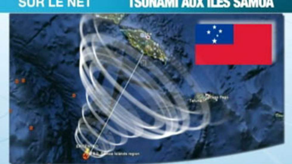 La Toile réagit au tsunami aux îles Samoa