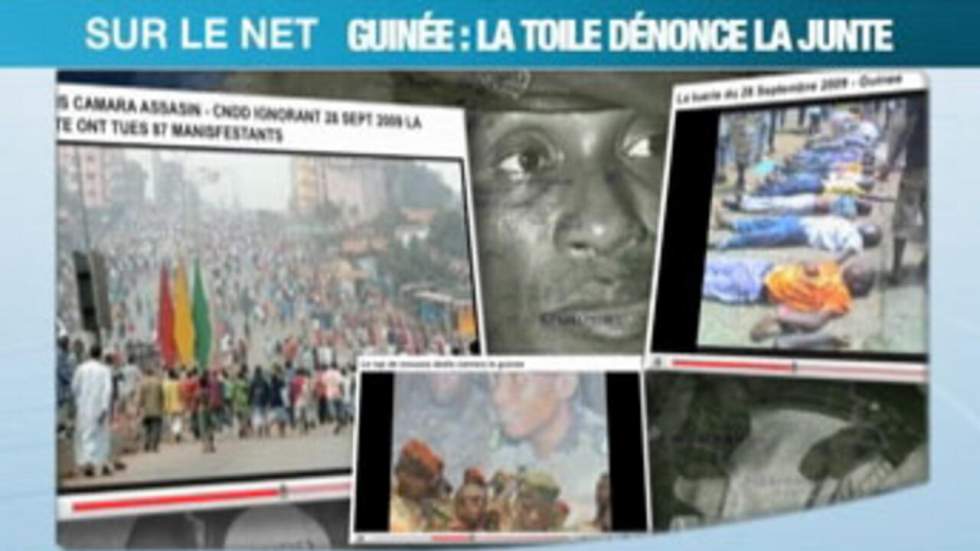 La toile dénonce la junte militaire en Guinée