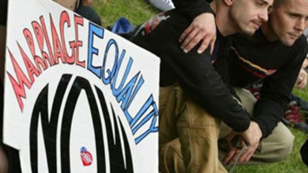 Rassemblement de soutien aux gays devant la Maison Blanche