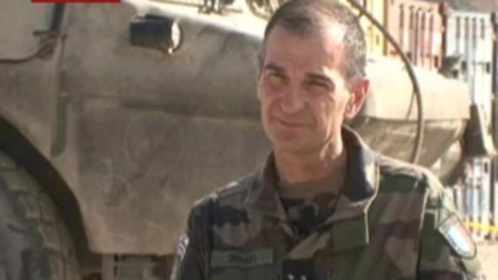 Général Marcel Druart, commandant de la Task Force La Fayette en Afghanistan