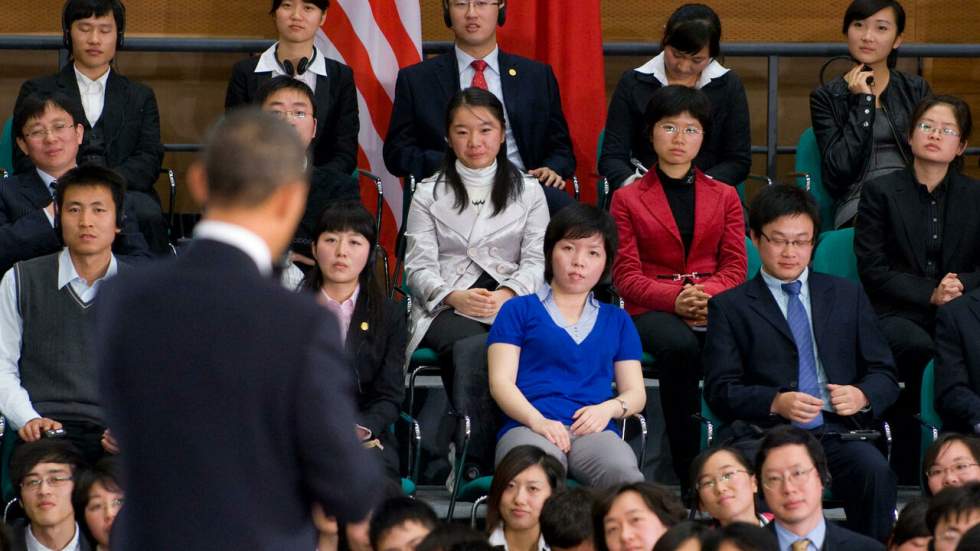 À Shanghaï, Barack Obama défend les "droits universels" devant des étudiants