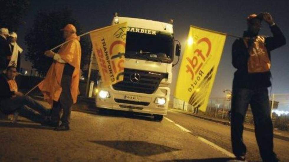 Routiers, cheminots, taxis... les transports font la grève Routiers, cheminots, taxis... les transports font la grève