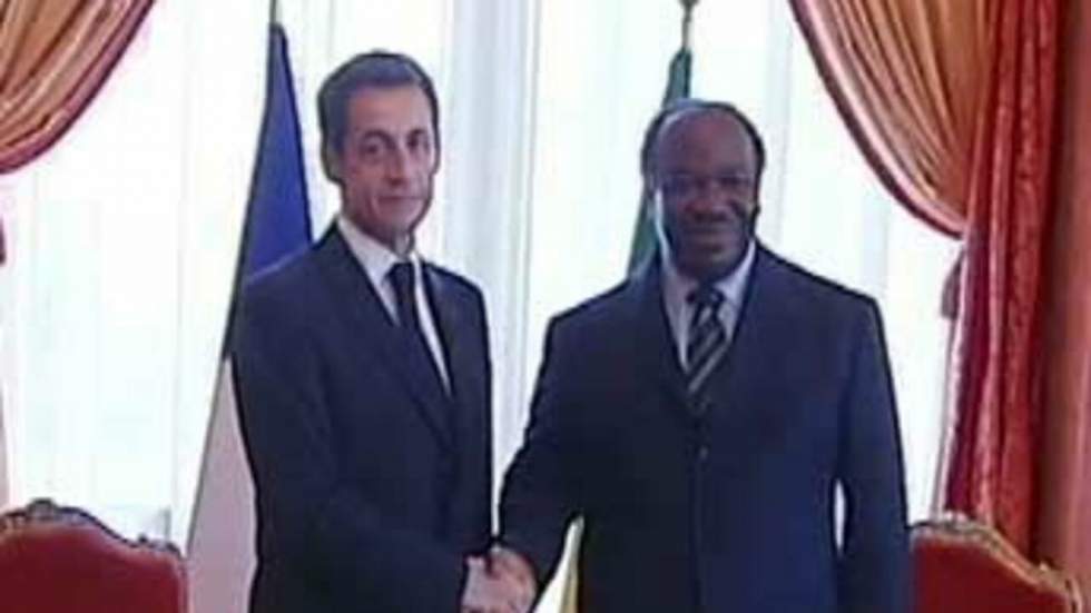 Nicolas Sarkozy apporte son soutien au Gabon d'Ali Bongo