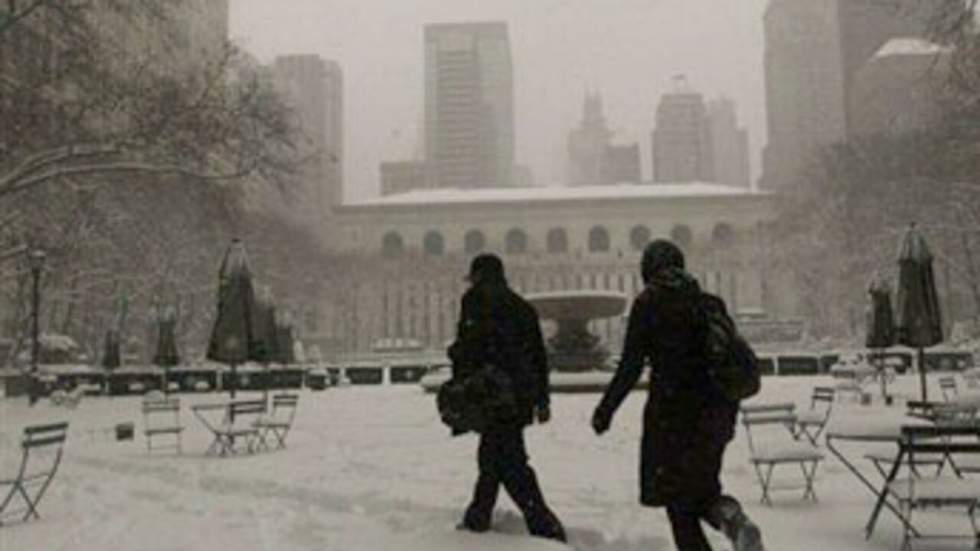 Le quart nord-est du pays paralysé par la neige