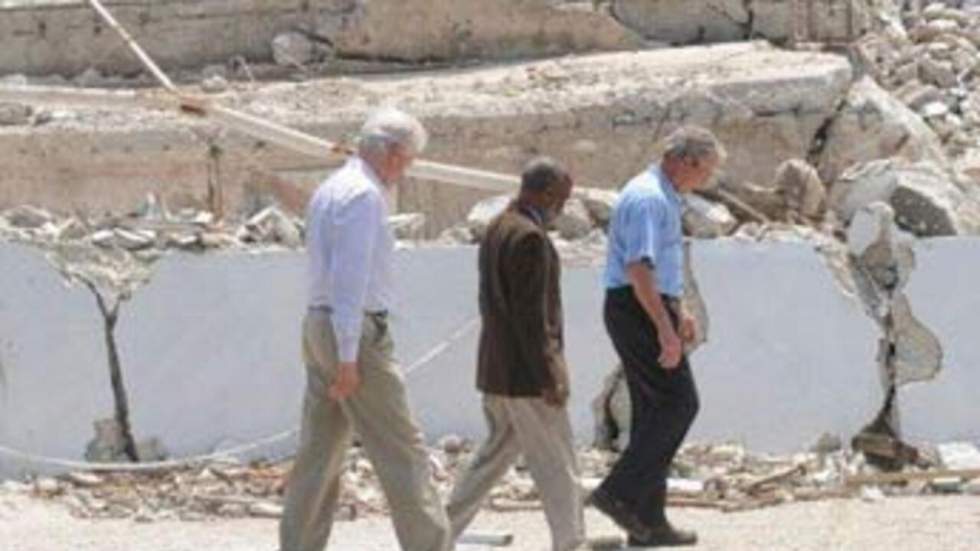 George W. Bush et Bill Clinton en visite à Port-au-Prince