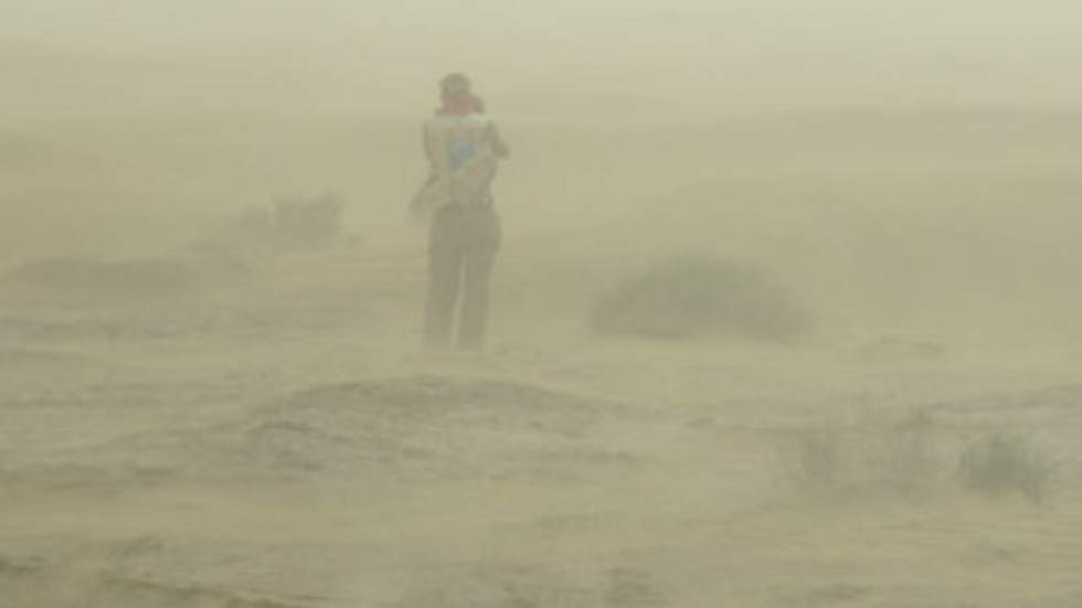 Tempête de sable et belle étoile