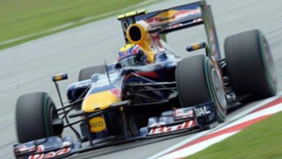 Mark Webber s'adjuge la pole au volant de sa Red Bull Mark Webber s'adjuge la pole au volant de sa Red Bull