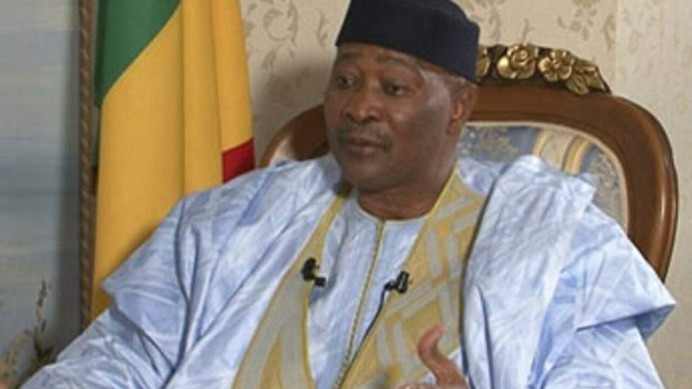 Amadou Toumani Touré, président de la République du Mali