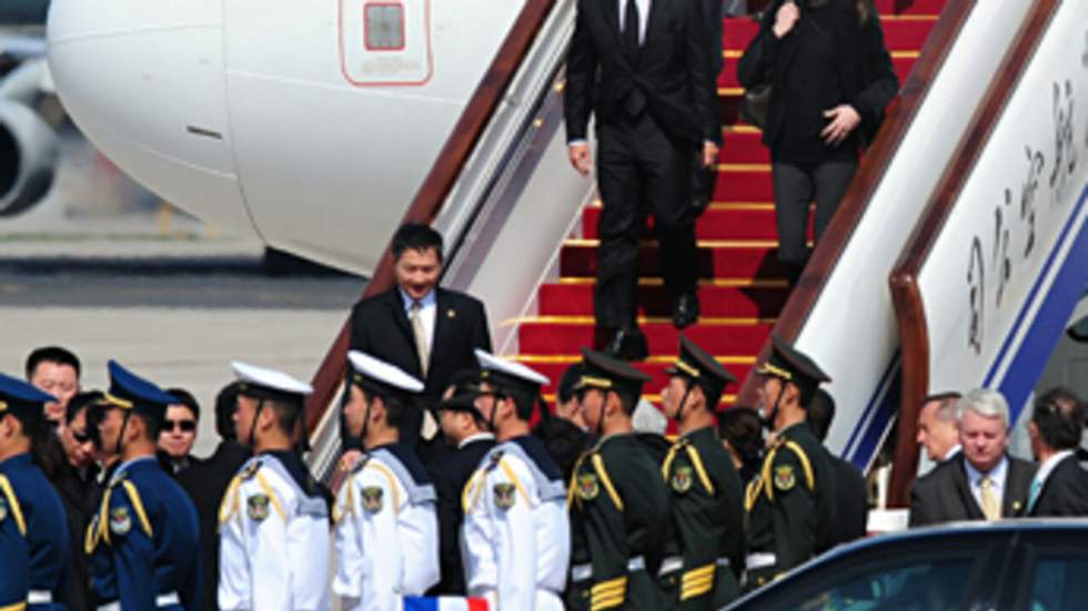 Sarkozy entame sa seconde visite d'État en Chine