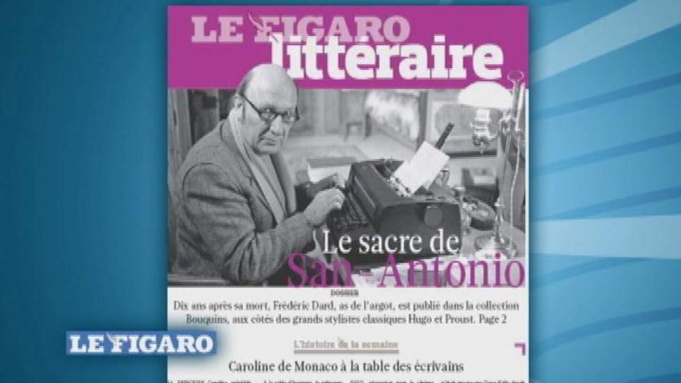 San Antonio aux côtés de Proust et Victor Hugo