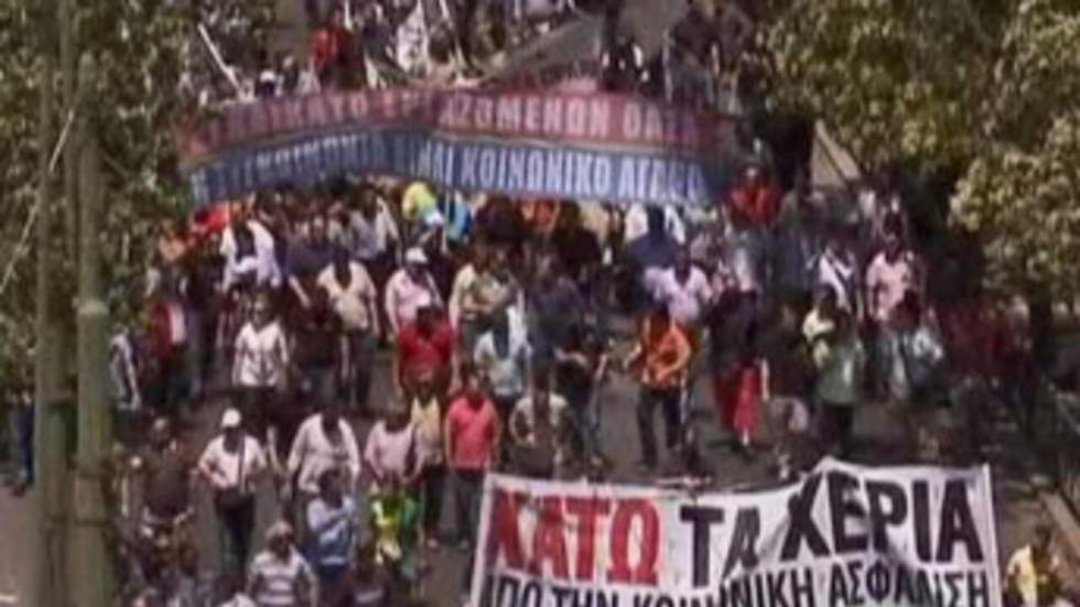 Nouvelle manifestation à Athènes contre le plan d'austérité