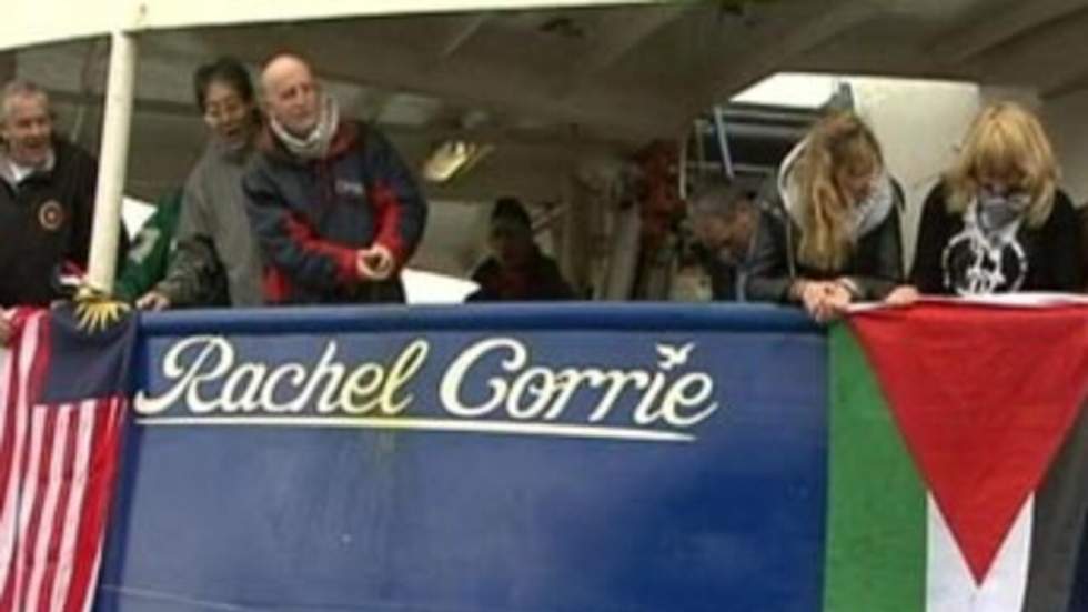Israël ne laissera pas le "Rachel-Corrie" atteindre Gaza Israël ne laissera pas le "Rachel-Corrie" atteindre Gaza
