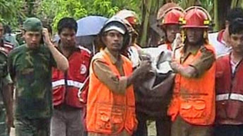 Le Bangladesh et la Birmanie sous les eaux