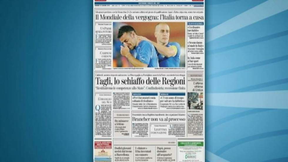 Italie : "Le Mondial de la honte" (La Stampa)