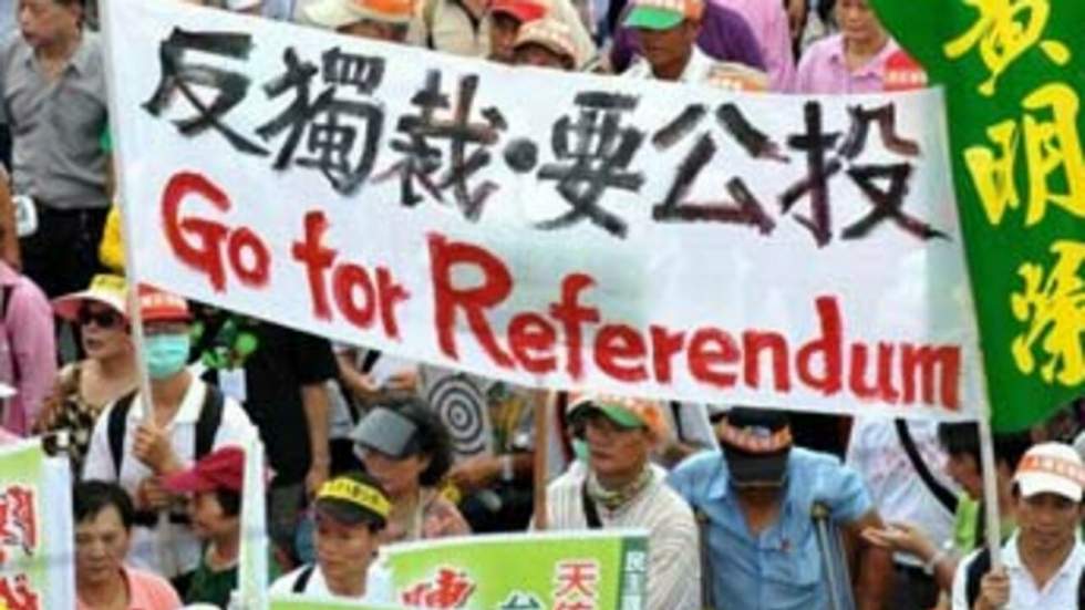 Manifestations contre un accord qui renforcerait l'influence chinoise sur l'île