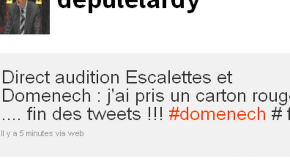 Domenech et Escalettes à l'Assemblée, quand Twitter brise le huis clos