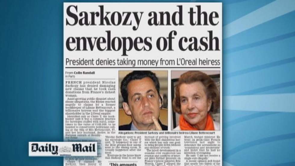 “Sarkozy and the envelopes of cash” (presse anglaise)