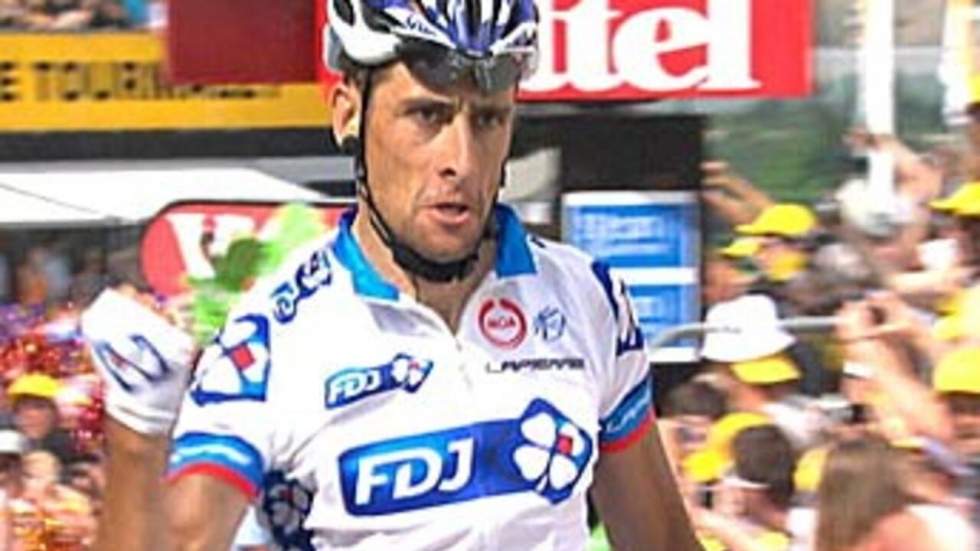 Le Français Sandy Casar remporte la 9e étape à Saint-Jean-de-Maurienne