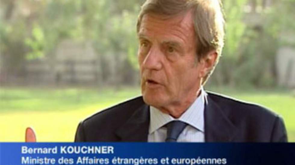 Bernard Kouchner, ministre des Affaires étrangères