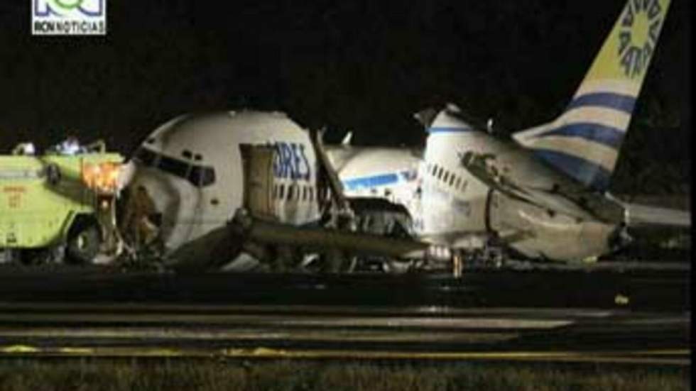 Un avion colombien s'écrase à l'atterrissage faisant un mort et plus de 120 blessés