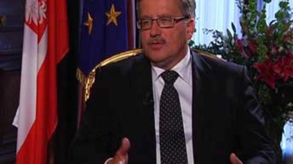 Bronislaw Komorowski veut renforcer la place de la Pologne au sein de l’UE Bronislaw Komorowski veut renforcer la place de la Pologne au sein de l’UE
