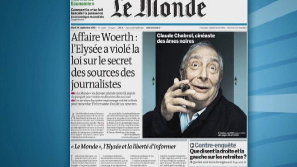 Affaire Woerth : Le Monde a-t-il été espionné par l’Elysée ?