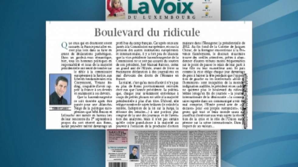 La presse luxembourgeoise répond à Sarkozy