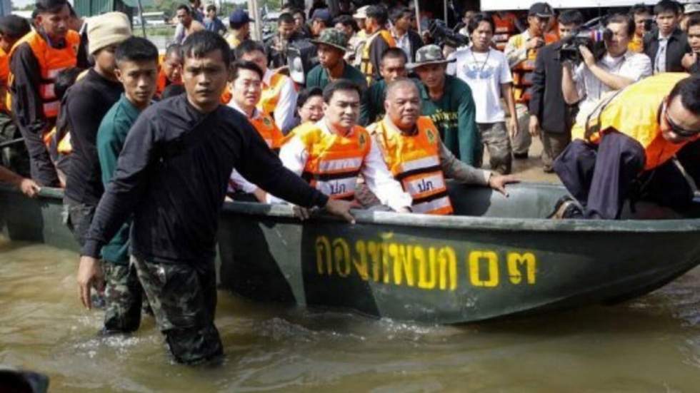 Bangkok piégée par les eaux