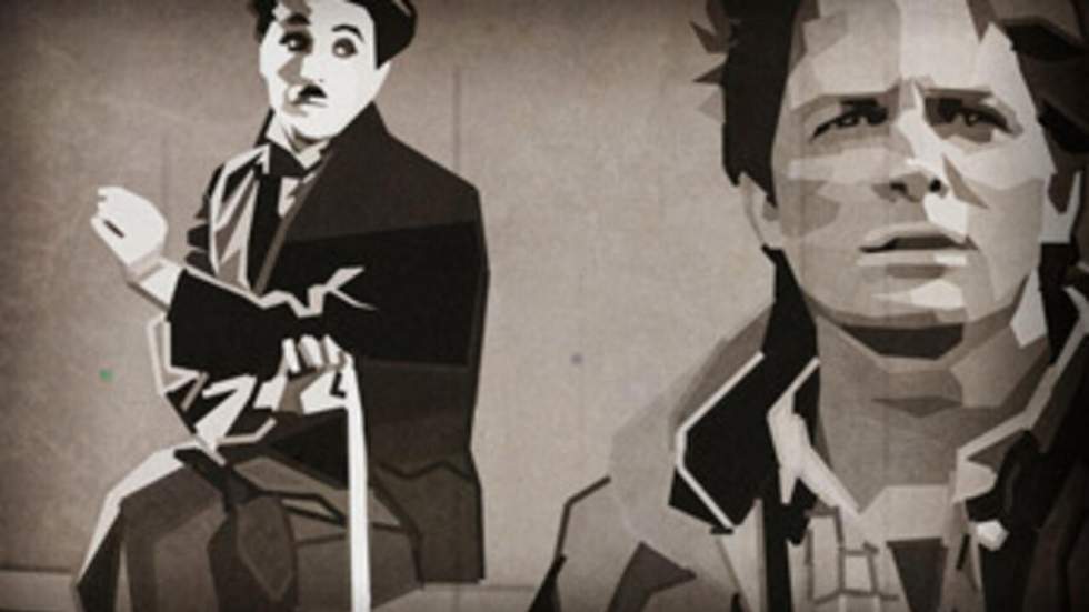 Charlie Chaplin et le téléphone portable improbable