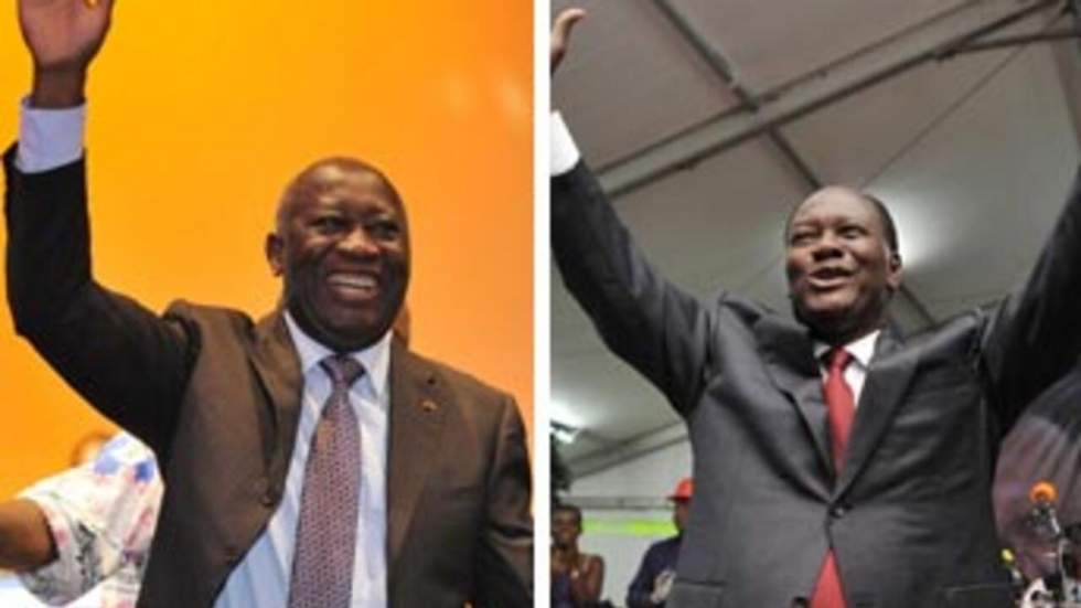 Ennemis de longue date, Gbagbo et Ouattara se retrouvent au second tour