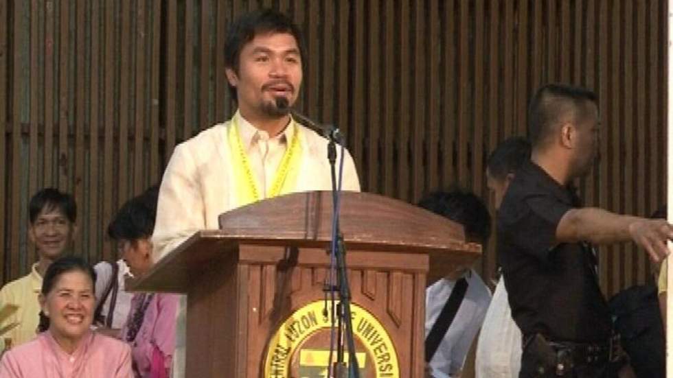 Manny Pacquiao, un boxeur en politique