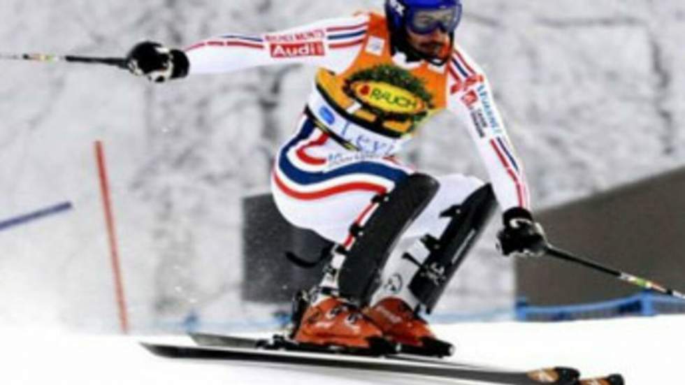 Retour gagnant de Jean-Baptiste Grange en slalom