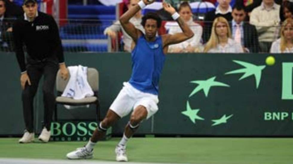 En finale, Gaël Monfils offre le premier point à la France face à la Serbie