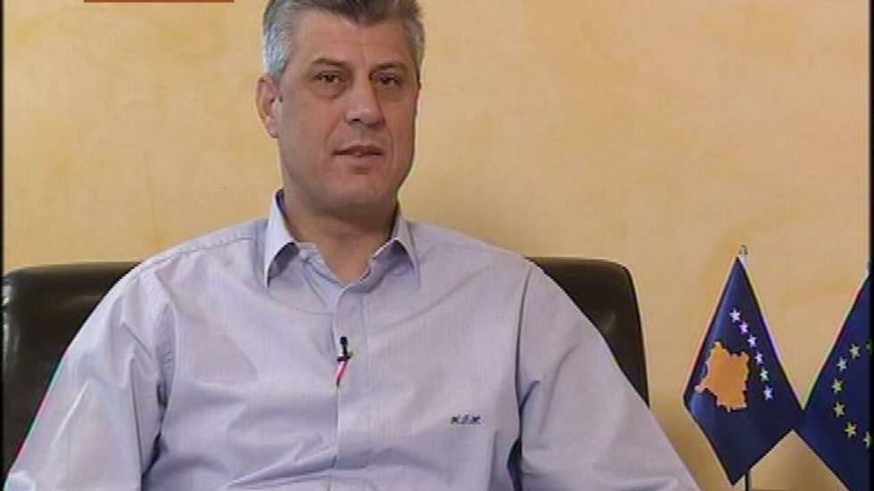 Le Premier ministre du Kosovo, Hashim Thaçi